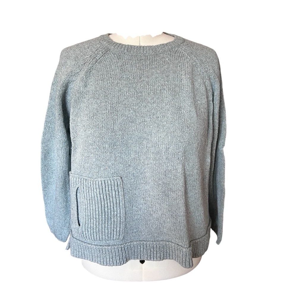 J. Jill seafoam heather long sleeve sweater SZ 3X.